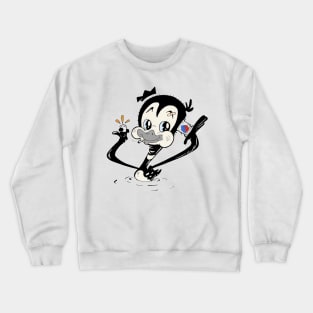 Chicago Handshake Loon 002 [happy] Crewneck Sweatshirt